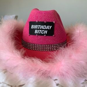 HOT PINK BIRTHDAY COWGIRL HAT🤠✨💞